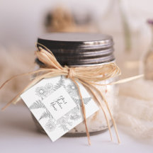 Eenvoudige bloemen bloemen, zwart en wit