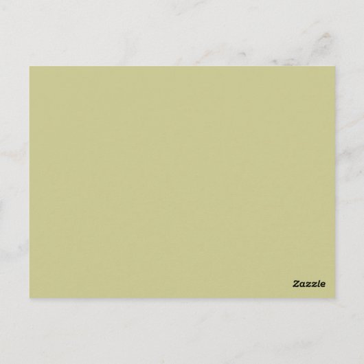 Eenvoudige Bloemen en groen Emmerlijst Kaarten (Achterkant)