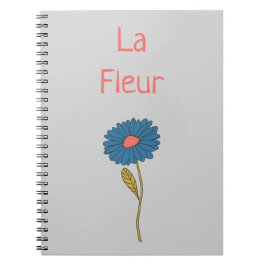 Eenvoudige Bloemen La Fleur Bloem Notitieboek