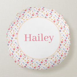 Eenvoudige bloemen rond kussen