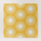 Eenvoudige bloemen: Scandinavisch naadloos ontwerp Legpuzzel (Horizontaal)