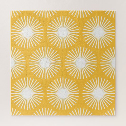 Eenvoudige bloemen: Scandinavisch naadloos ontwerp Legpuzzel (Verticaal)