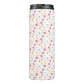 Eenvoudige bloemen thermosbeker (Achterkant)