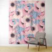 Eenvoudige bloemen wandkleed (In situ)
