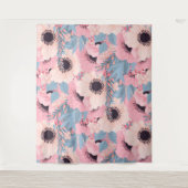 Eenvoudige bloemen wandkleed (Voorkant)