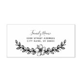 Eenvoudige Bloemen Zelf Inking Rubber Stamp Zelfinktende Stempel (Design)