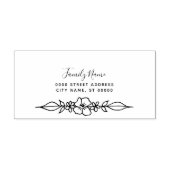 Eenvoudige Bloemen Zelf Inking Rubber Stamp Zelfinktende Stempel (Design)