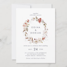 Eenvoudige bloemenkrans bruiloft