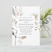 Eenvoudige bloementwee worden een Christelijke bru Kaart (Staand voorkant)