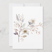 Eenvoudige bloementwee worden een Christelijke bru Kaart (Achterkant)