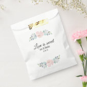 Eenvoudige bloemige COOKIE Favor Bags Bedankzakje (Gezegeld)