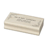 Eenvoudige bloemnamen rubberstempel (Stempel)