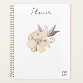 Eenvoudige bloemplanner planner