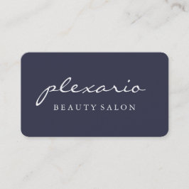 Eenvoudige BLUE Modern Beauty Salon Visitekaartje