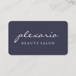 Eenvoudige BLUE Modern Beauty Salon Visitekaartje
