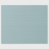 Eenvoudige Blue Valentijn Heart Loop Stripe Cadeaupapier (Vlak)