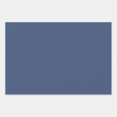 Eenvoudige Blush Bleekroze Marineblauwe Effen Kleu Inpakpapier Vel (Voorkant 3)