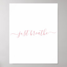 Eenvoudige Blush Pink doorbreekt het script
