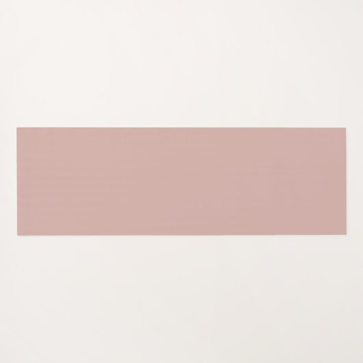 Eenvoudige Blush Pink Pastel Minimalistische oefen Yogamat (Achterkant (horizontaal))