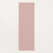 Eenvoudige Blush Pink Pastel Minimalistische oefen Yogamat (Achterkant)