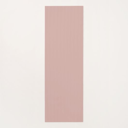 Eenvoudige Blush Pink Pastel Minimalistische oefen Yogamat (Achterkant)