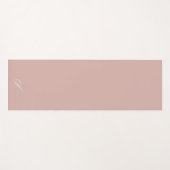 Eenvoudige Blush Pink Pastel Minimalistische oefen Yogamat (Voorkant (horizontaal))