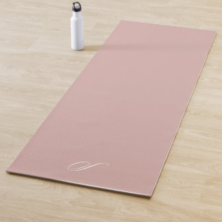 Eenvoudige Blush Pink Pastel Minimalistische oefen Yogamat