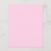 Eenvoudige Blush Pink Promotionele QR Code Marketi Flyer (Achterkant)