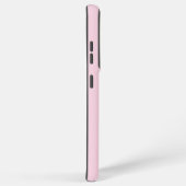 Eenvoudige Blush Pink Script met aangepaste naam Samsung Galaxy Hoesje (Rechterkant)