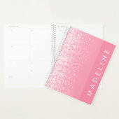 Eenvoudige Blush Pink Specified Name Planner (Display)