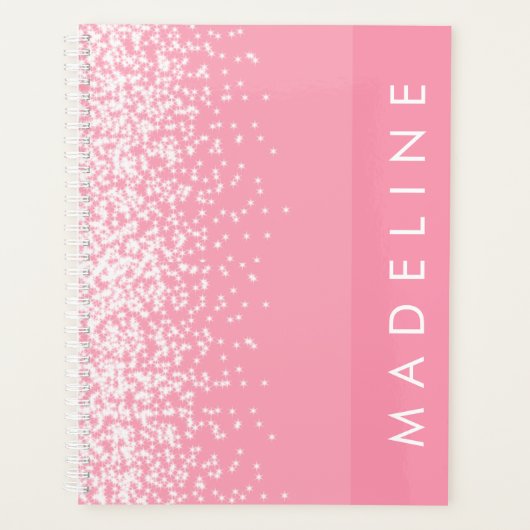 Eenvoudige Blush Pink Specified Name Planner (Voorkant)
