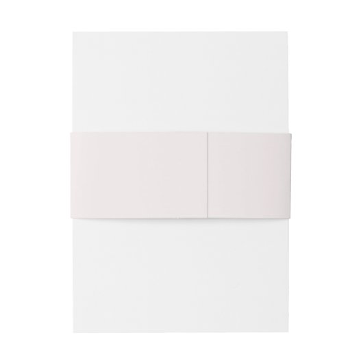 Eenvoudige blush roze bruiloft uitnodigingen wikkel (Achterkant Voorbeeld)