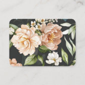 Eenvoudige blush roze chique kleine bruiloft detai informatiekaartje (Achterkant)