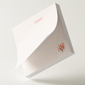 Eenvoudige Blush Roze Waterverf Bloemboeket Custom Post-it® Notes