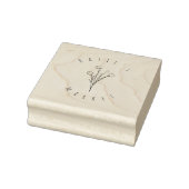 Eenvoudige bochtige boetsticker rubberstempel (Stempel)