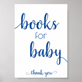 Eenvoudige boeken voor Baby | French Blue Book Dro Poster