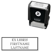 Eenvoudige boekenplaat  zelfinktende stempel (In situ)