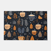 Eenvoudige boerderij val bladeren gebladerte patro deurmat (Voorkant)