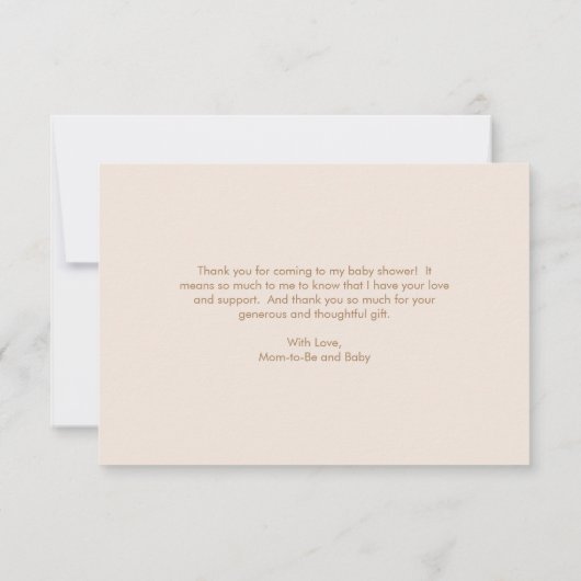 Eenvoudige Bohemen Arch Pampas Grass Hartelijk dan Bedankkaart (Achterkant)