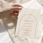 Eenvoudige Boho Arch Ivory Wedding Rehearsal Kaart<br><div class="desc">Dit Eenvoudige Boho Arch Ivory Wedding Rehearsal Uitnodigingsontwerp biedt een geavanceerd gedempt palet van neutraal ivoor, gekoppeld aan prachtige mix en luciferopties van roestterracotta, sage green en pruimen. De onderverklaarde elegantie van eenvoudige typografie en zachte bogen creëer een verzachtend en gepolijst estheticum met een klassieke, minimalistische stijl. De coördinerende aanvullende...</div>