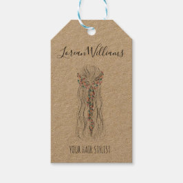 Eenvoudige Boho bruiloft haar stylist romantische Cadeaulabel