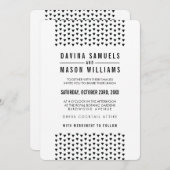 EENVOUDIGE BOHO BRUILOFT moderne driehoek patroon  Kaart (Voorkant / Achterkant)