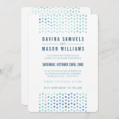 EENVOUDIGE BOHO BRUILOFT moderne driehoek patroon  Kaart (Voorkant / Achterkant)