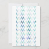 EENVOUDIGE BOHO BRUILOFT moderne driehoek patroon  Kaart (Achterkant)