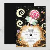 Eenvoudige Boho Candyland Verjaardag Kaart (Voorkant / Achterkant)