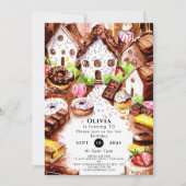 Eenvoudige boho chocolade verjaardag kaart (Voorkant)