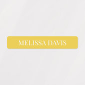 Eenvoudige Boho Colour Kinder Waterproof Name Labs Labels (Design 1)