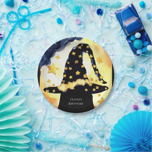 Eenvoudige Boho Fun Wizard Verjaardag Papieren Bordje (Feest)