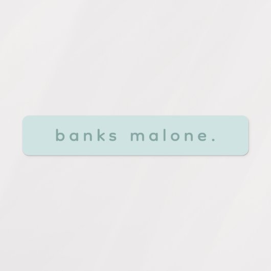 Eenvoudige Boho Kinder waterdichte naam Labels (Design 1)