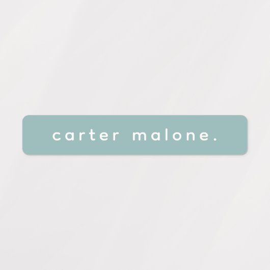 Eenvoudige Boho Kinder waterdichte naam Labels (Design 2)